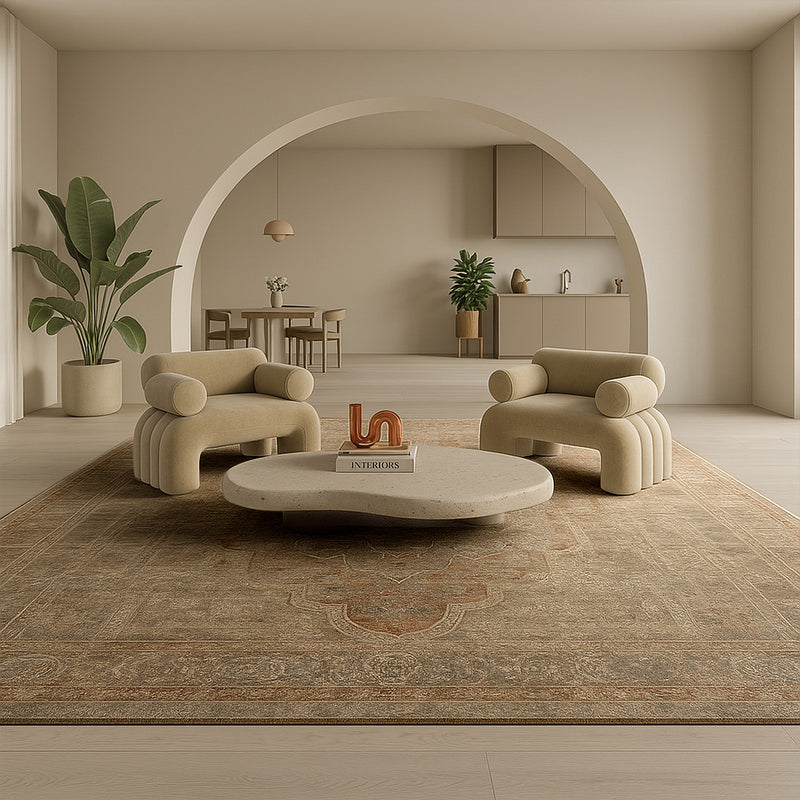 Vintage Oriental Carpet - (240x340 cm) - Tourmaline - gallery 1