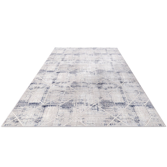 Modern Geometric Carpet – (160x230 cm) – Carmine - gallery 2