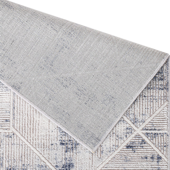 Modern Geometric Carpet – (160x230 cm) – Carmine - gallery 3