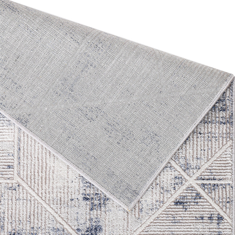 Modern Geometric Carpet – (160x230 cm) – Carmine - gallery 3