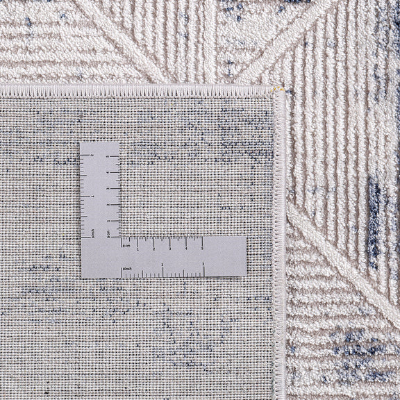 Modern Geometric Carpet – (160x230 cm) – Carmine - gallery 4