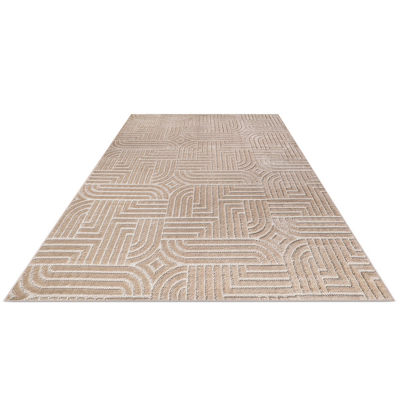 Rug Large Contemporary Modern Design - Beige (160x230 cm) - Rococo - gallery 2