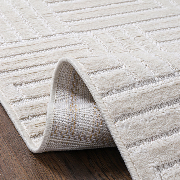 Rug Large Contemporary Modern Design - Beige (290x200 cm) - Rosella - gallery 6