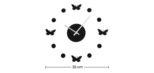 4 Butterflies Wall Clock