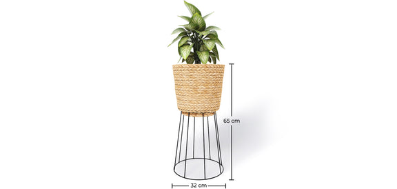 Round Floor Planter - Boho Style - 65 CM - Firna - gallery 5