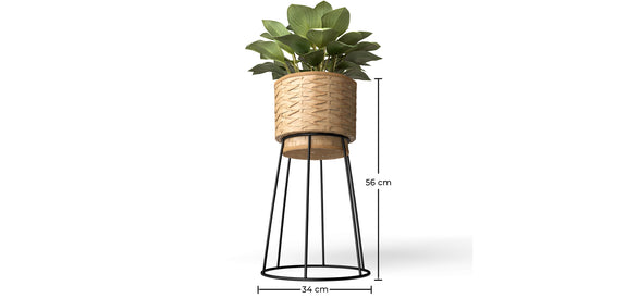 Round Floor Planter - Boho Style - Aventura - gallery 7