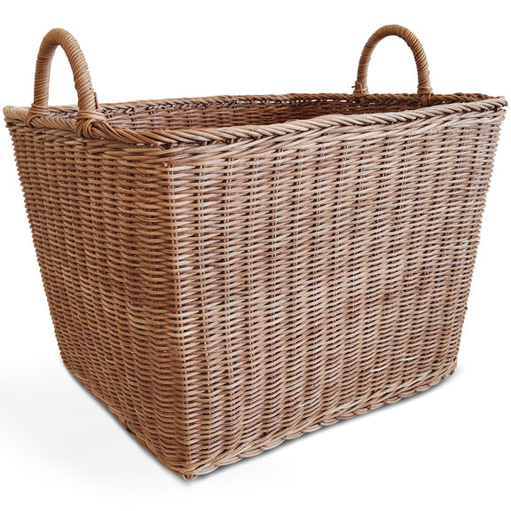 Rattan Basket with Handles - 45x35CM - Luisa - gallery 3