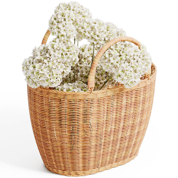 Rattan Basket with Handles - Keray - gallery 3