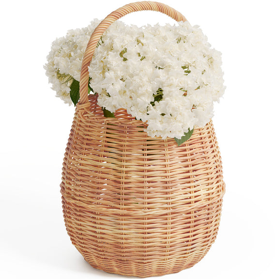 Rattan Basket with Handle - 33x22CM - Vernu - gallery 3