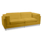 Faux Leather Upholstered Sofa - 2 Seats - Cawa