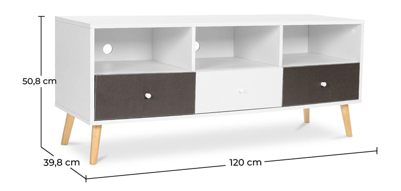 Wooden TV Stand - Scandinavian Design - Egil - gallery 8