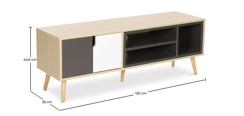 Wooden TV Stand - Scandinavian Design - Bjorn - gallery 7