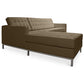 Design chaise longue - Upholstery in Polipiel - Nova
