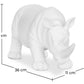 Decorative Figure Rhino - Matte White - Rhyn - gallery 10