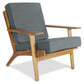 Fauteuil en Bois avec Accoudoirs - Bansy