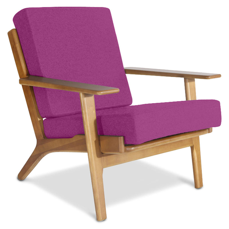 Fauteuil en Bois avec Accoudoirs - Bansy