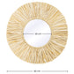 Wall Mirror - Boho Bali Round Design (60 cm) - Grel - gallery 4
