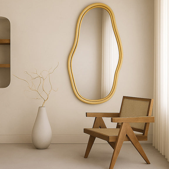 Wall Mirror in Rattan - 71 CM - Kala - gallery 2
