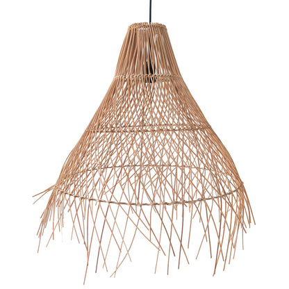 Lampe de plafond en rotin - Lampe suspendue de stile Boho Bali - Trui
