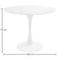 Round Dining Table -  120 cm - Tulip - Dimensions diagram