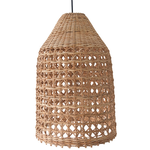 Lampe de plafond en rotin - Lampe suspendue de stile Boho Bali - Fai