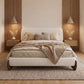 Double bed 160x200 CM Bed - Upholstered in Bouclé Fabric - Dream - gallery 4