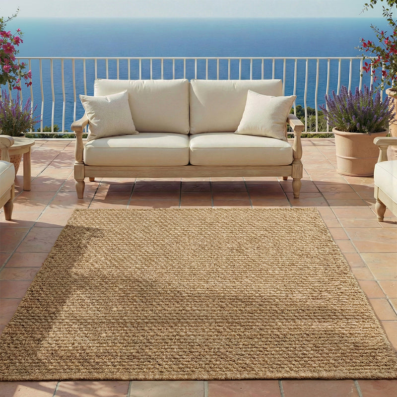 Rug Natural Coir Fiber 170x120 cm – Indoor & Outdoor Use – Mahou - gallery 2