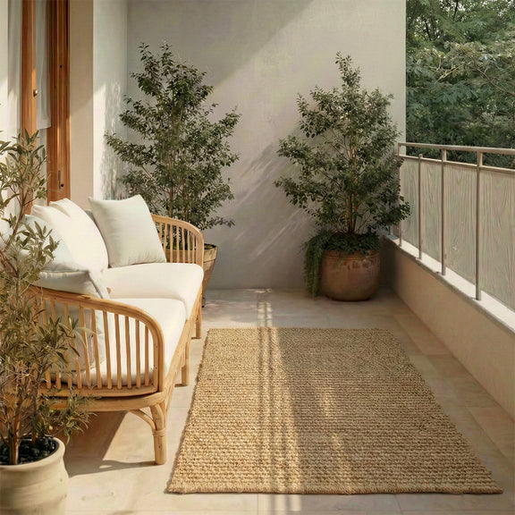 Rug Natural Coir Fiber 150x80cm  – Indoor & Outdoor Use – Mahou - gallery 3