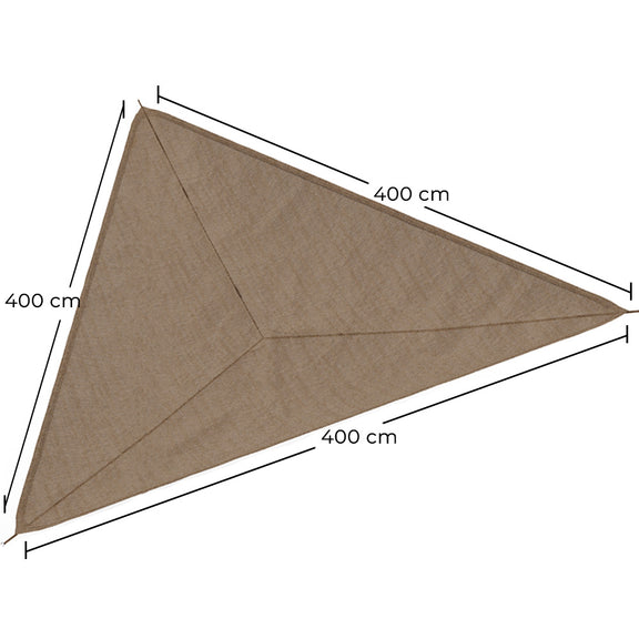 Coconut fiber awning 4x4x4M - 100 % Natural shade sail - gallery 9