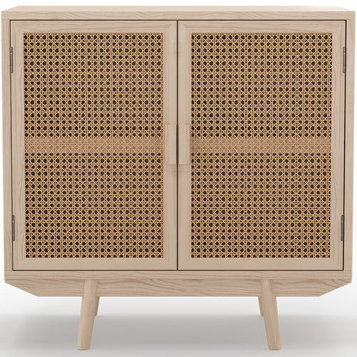Natural Wood Buffet - Boho Bali Design - 2 Doors - Treys
