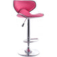 Tabouret de bar pivotant avec dossier - Dossier courbe