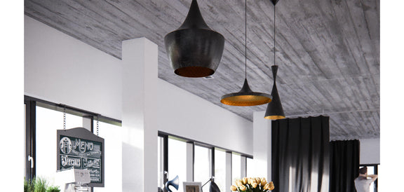 Pack of 3 Pendant Ceiling Lamps - Industrial Design - Extensive - gallery 14