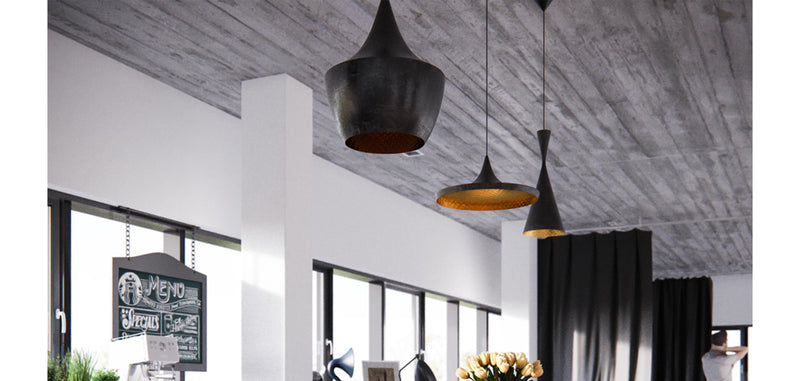 Pack of 3 Pendant Ceiling Lamps - Industrial Design - Extensive - gallery 14