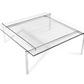 Table basse carrée - Verre - 15mm - Billo