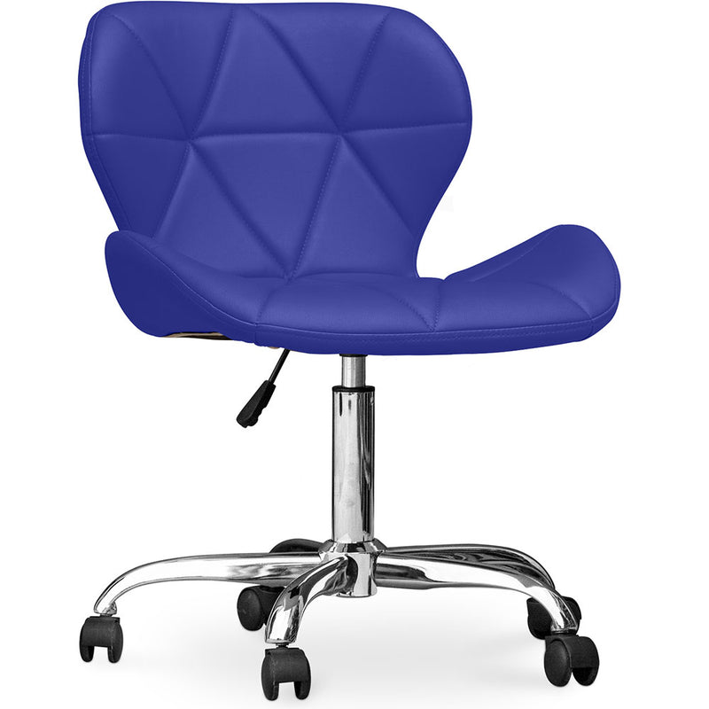 Bureaustoel met wielen - Bureaudraaistoel - Kunstleer bekleed - Wito