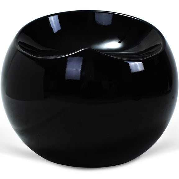 Ball Chair Modern with Contemporary Design in ABS – Shiny Round Seat for Home and Office – Circle - gallery 1