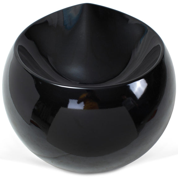 Ball Chair Modern with Contemporary Design in ABS – Shiny Round Seat for Home and Office – Circle - gallery 5