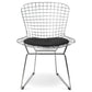 Dining Chair in Steel – Grid Design with Cushion – Lived - gallery 1