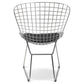 Dining Chair in Steel – Grid Design with Cushion – Lived - gallery 9