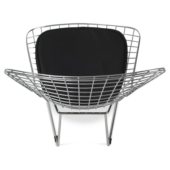 Dining Chair in Steel – Grid Design with Cushion – Lived - gallery 10