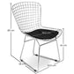 Dining Chair in Steel – Grid Design with Cushion – Lived - gallery 11