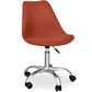 Chaise de bureau rembourrée - avec roulettes - Tulip