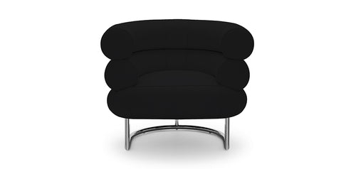 Fauteuil Design - Revêtu de Cuir - Bivendun