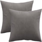 Set of 2 velvet cushions - cover and filling - Mesmal