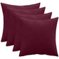 Set of 4 velvet cushions - cover and filling - Mesmal