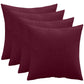 Pack of 4 velvet cushions - cover and filling - Mesmal