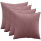 Pack of 4 velvet cushions - cover and filling - Mesmal
