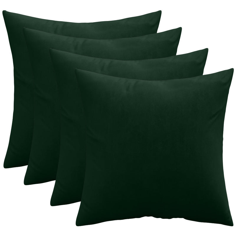Lot de 4 coussins en velours - housse et garnissage - Mesmal
