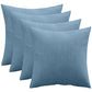 Lot de 4 coussins en velours - housse et garnissage - Mesmal
