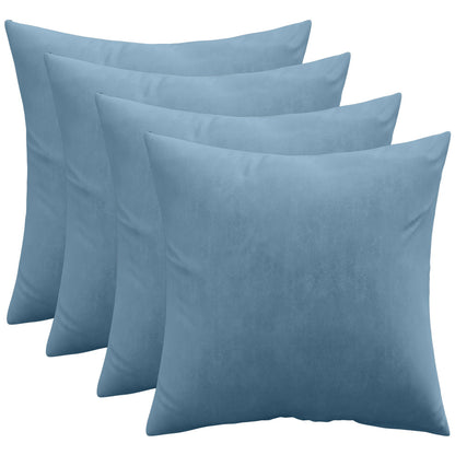 Set of 4 velvet cushions - cover and filling - Mesmal